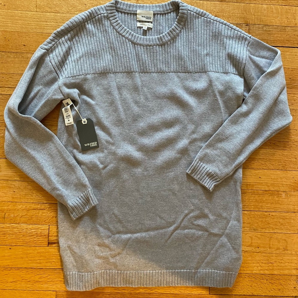 Aritzia / Wilfred Free Grey sweater tunic - med & NWT